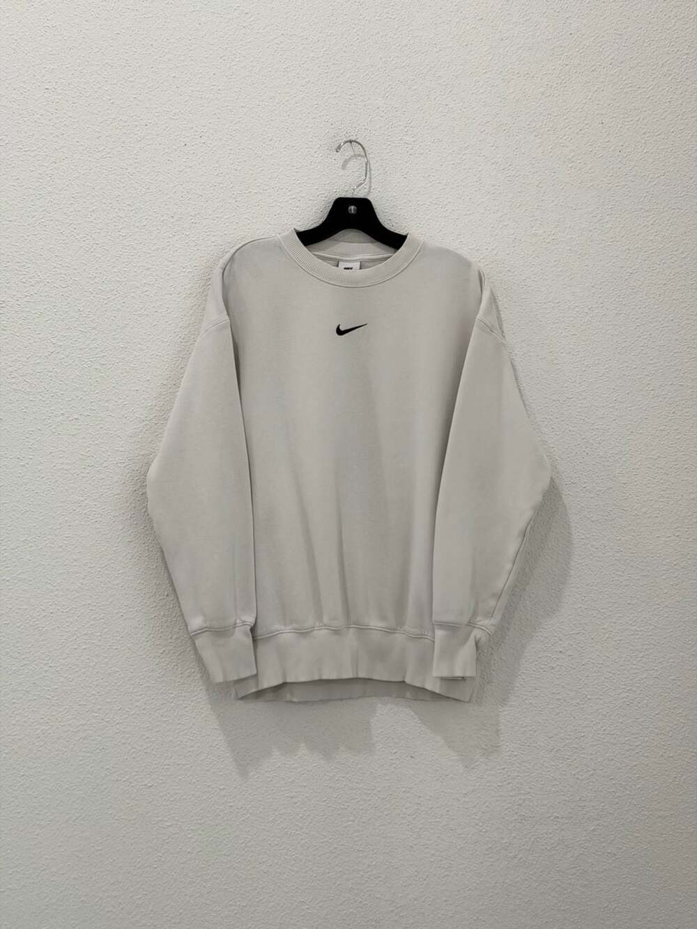 Nike Center Swoosh Embroidered Crewneck Sweatshirt Size XS